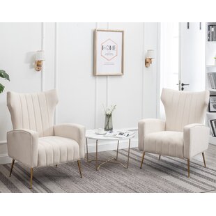 sonya channel wingback chair