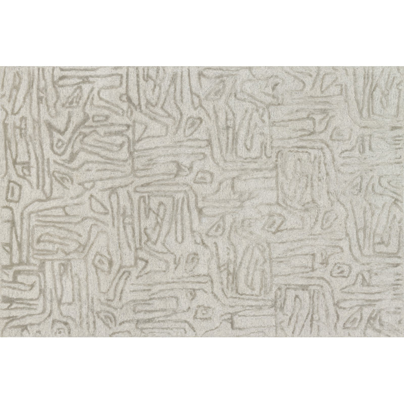 Rusch Hand Tufted Silver Area Rug Allmodern