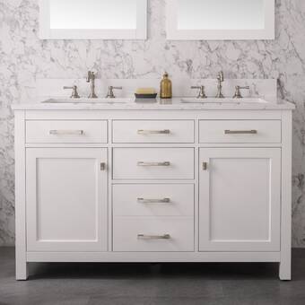 Cosentino 54 Double Bathroom Vanity Set Reviews Joss Main