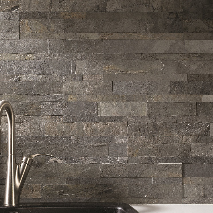 Aspect 6 X 24 Natural Stone Slate Mosaic Tile Reviews Wayfair