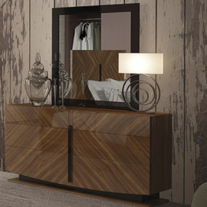 Alers 6 Drawer Double Dresser with Mirror by Brayden Studio
