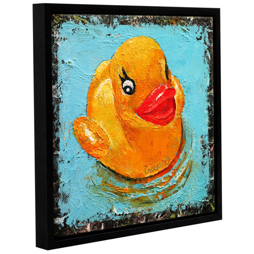 Ivy Bronx Rubber Duck Framed Painting Print Wayfair