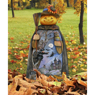 Burlap Scarecrow 80 LED Light Decor Halloween Prop Home Accents 72 in