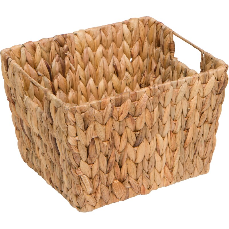 Highland Dunes Storage Hyacinth Basket & Reviews | Wayfair