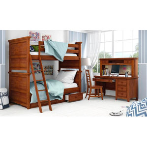 Inwood Standard Bunk Bed Configurable Bedroom Set by Harriet Bee