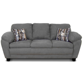 Red Barrel Studio Mcallister Microfiber 79 Pillow Top Arm Sofa Reviews Wayfair