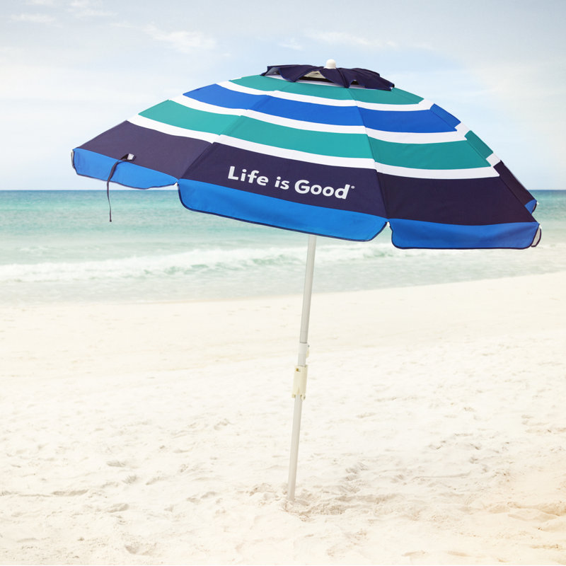 life is good beach umbrella