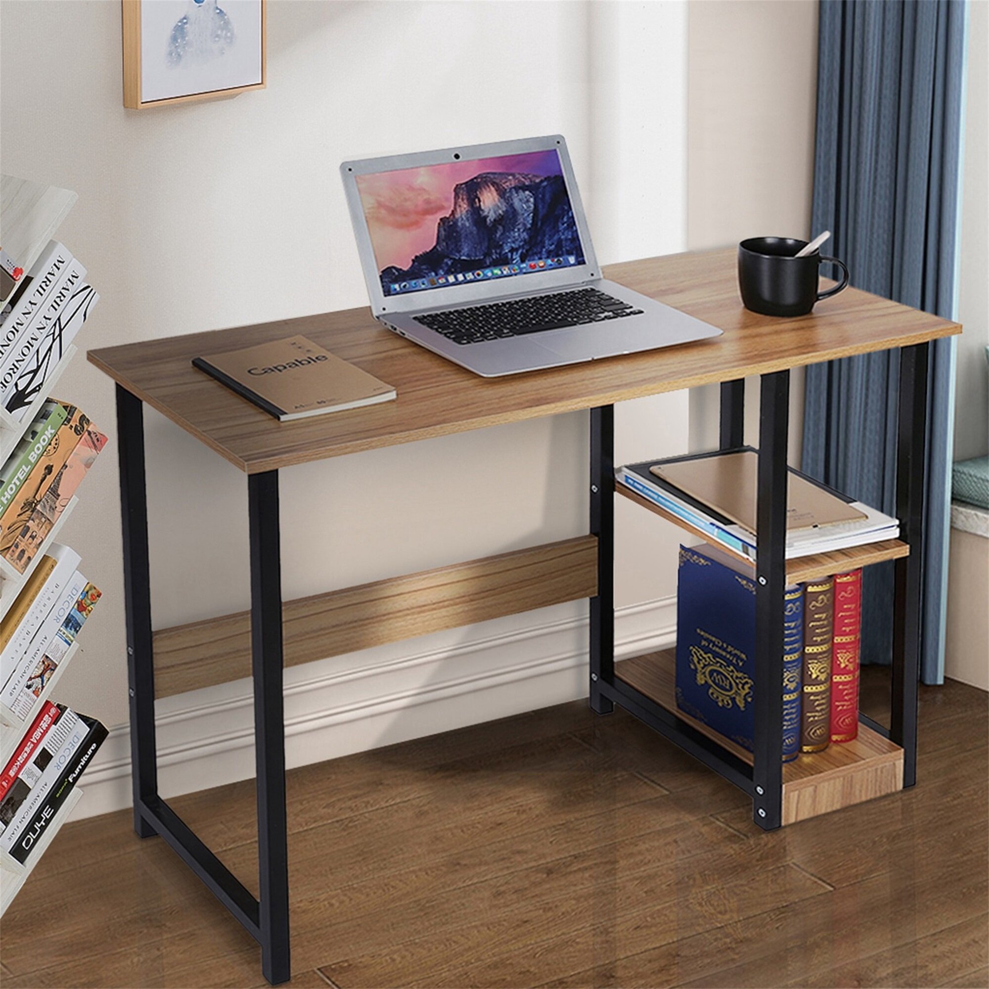 Details about   Bedroom Laptop Study Table Office Desk Workstation Home Desktop Computer Desk 