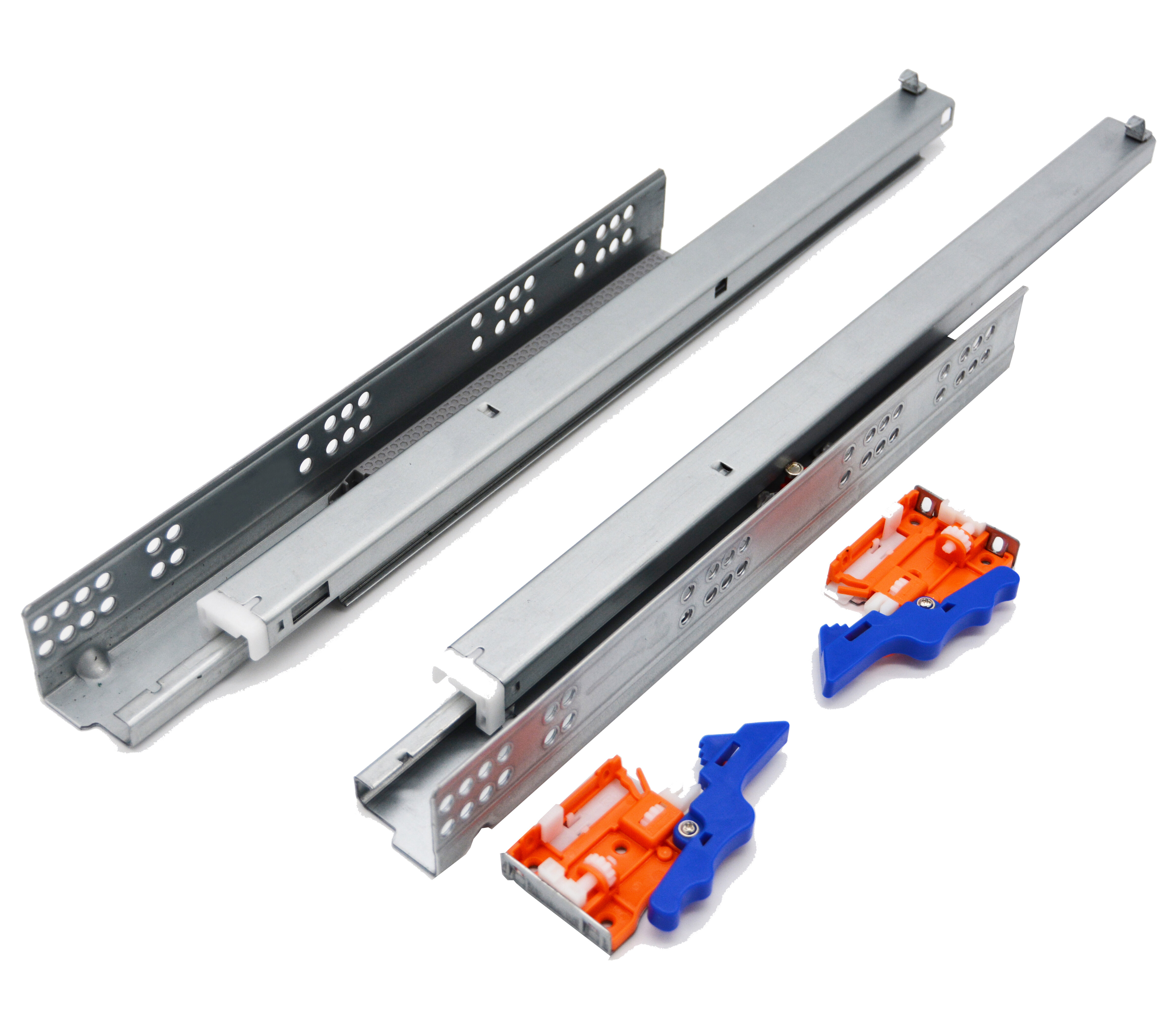 Silent The Three-Section Drawer Track Improves The Drawer Space Utilization. Smoother Drawing Drawer Slides Bounce Rails Solid Carbon Steel Balls 