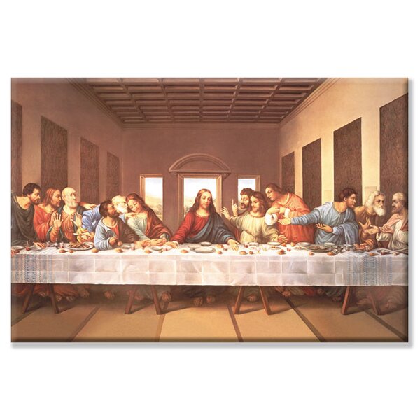 by Leonardo Da Vi Canvas Wall Art Prints Unframed Jesus Christ The Last Supper 