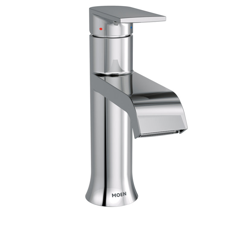 6702 Moen Genta LX Single Hole Bathroom Faucet with Drain ...