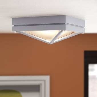 Orren Ellis Mokena 5 Light 5 Cluster Square Flush Mount Wayfair