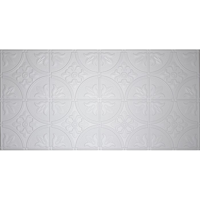 Traditional 2 Ft X 4 Ft Glue Up Ceiling Tile In White