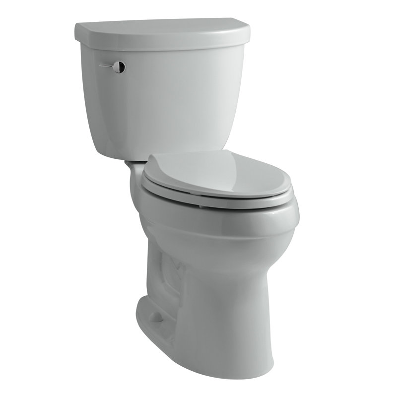 K 3609 95 0 7 Kohler Cimarron Comfort Height Two Piece Elongated 1 28 Gpf Toilet With Aquapiston Flush Technology And Left Hand Trip Lever Reviews Wayfair