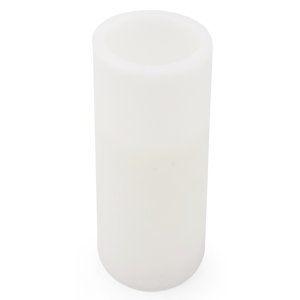 LED Flat Top Real Wax Unscented Flameless Candle