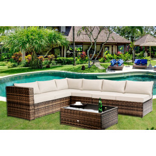 Chalfonte 5 Piece Sectional Set with Cushions
