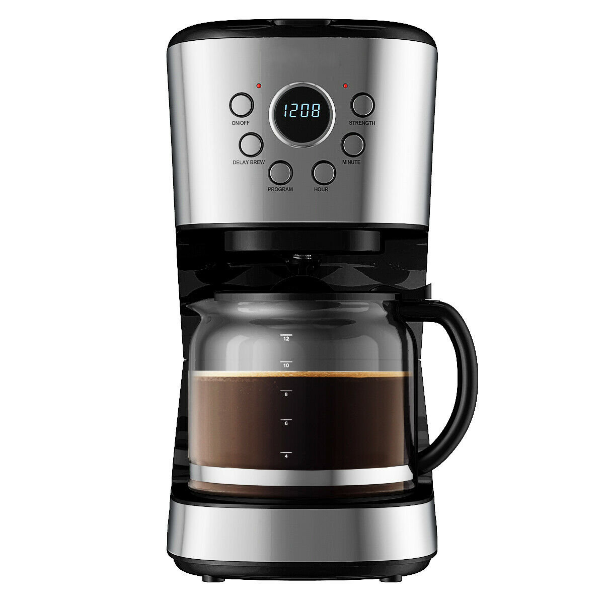 baumann 12 cup programmable coffee maker
