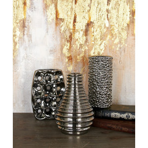 3 Piece Ceramic Vase Set (Set of 3)
