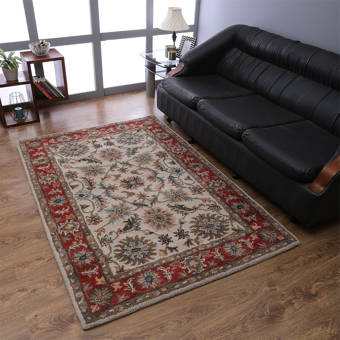Rugsource Oriental Handmade Tufted Wool Black Brown Red Area Rug Wayfair