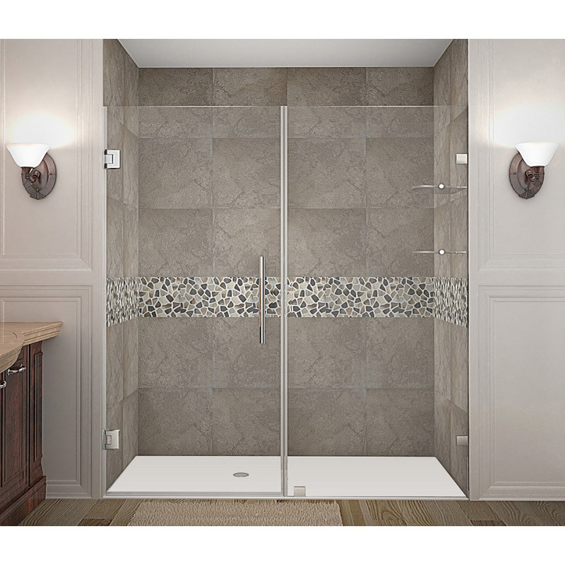 Aston Nautis Gs 72 X 76 Hinged Completely Frameless Shower Door
