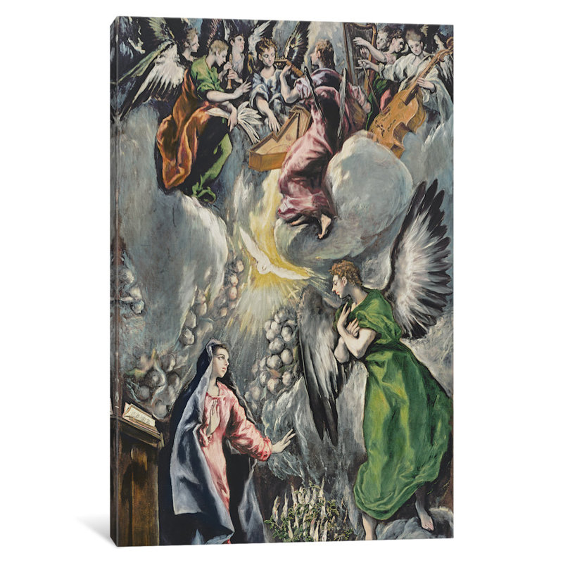 East Urban Home The Annunciation By El Greco Painting Print On