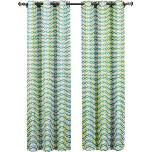 Ron Chereskin Geometric Semi-Sheer Grommet Curtain Panels (Set of 2)