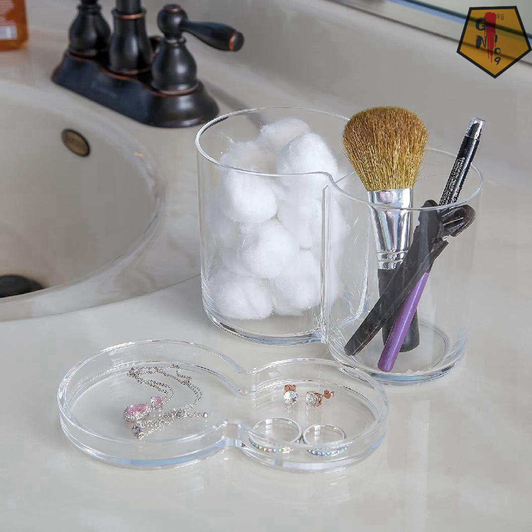 Brayden Studio® Areke Acrylic Bathroom Storage Container Wayfair