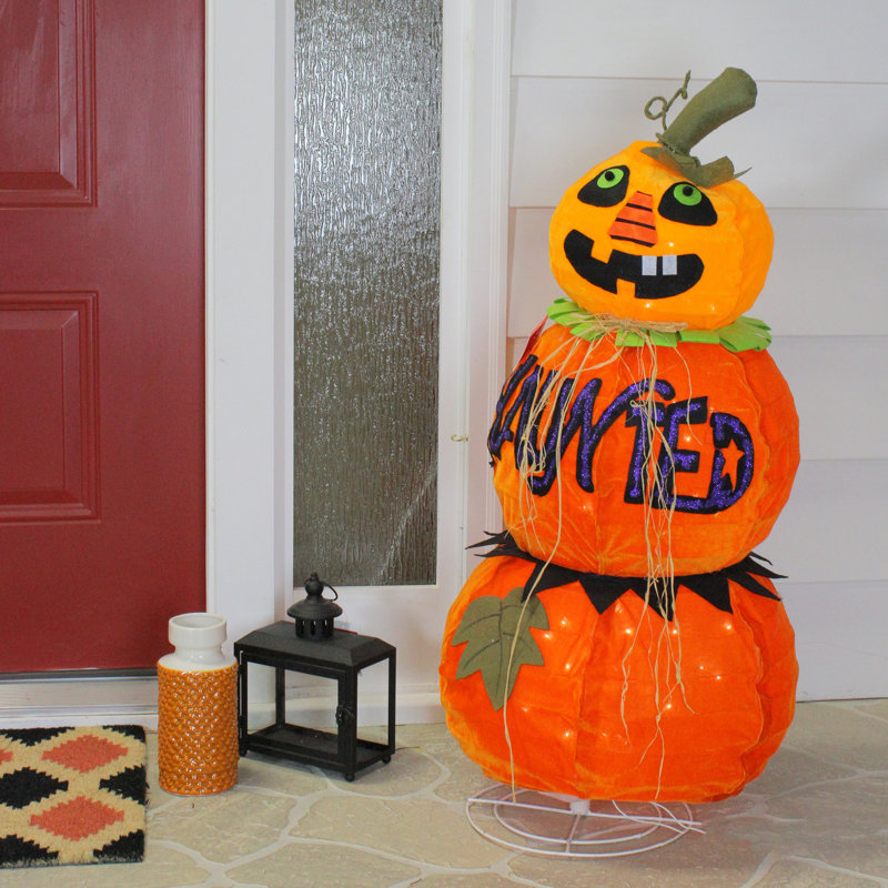 Northlight Orange Jack O Lantern Pumpkin Halloween Decoration