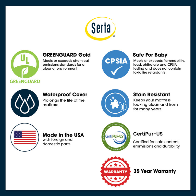 serta perfect start crib mattress