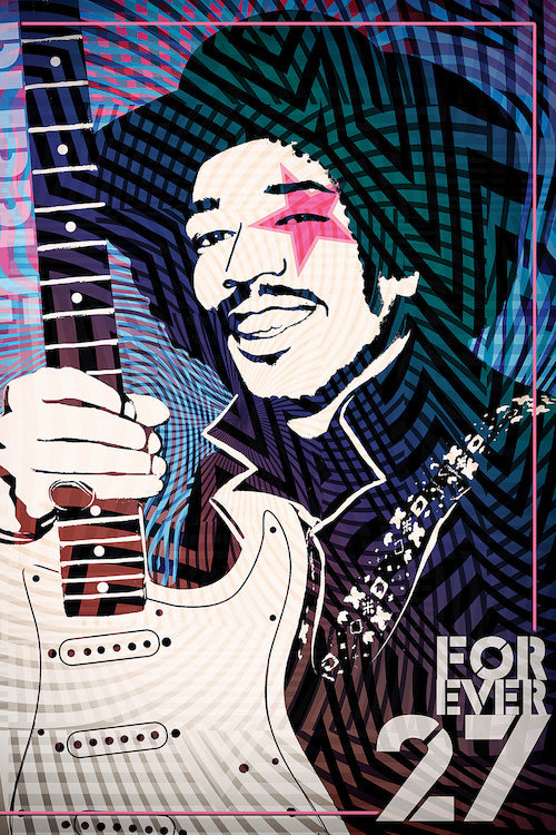 East Urban Home Jimi Hendrix Forever 27 Psychedelic Poster Vintage Advertisement On Canvas Wayfair Find many great new & used options and get the best deals for forever 27 poster print (24 x 36) at the best online prices at ebay! wayfair