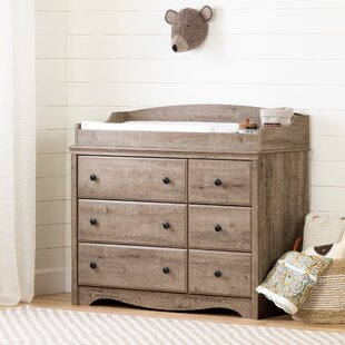 honey oak changing table