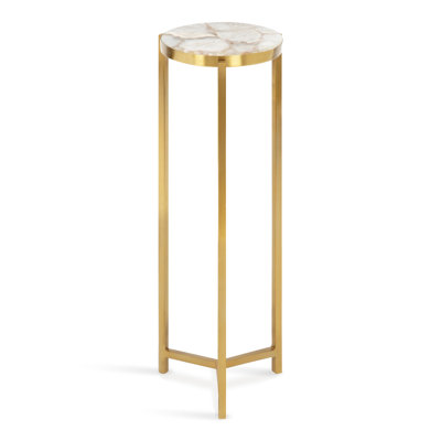 Eveland Round Metal Drink Table