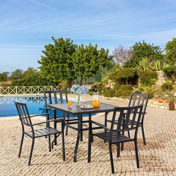 Wrought Iron Patio Dining Sets Wayfair
