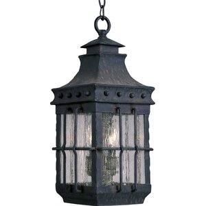 Harbiye 3-Light Outdoor Hanging Lantern