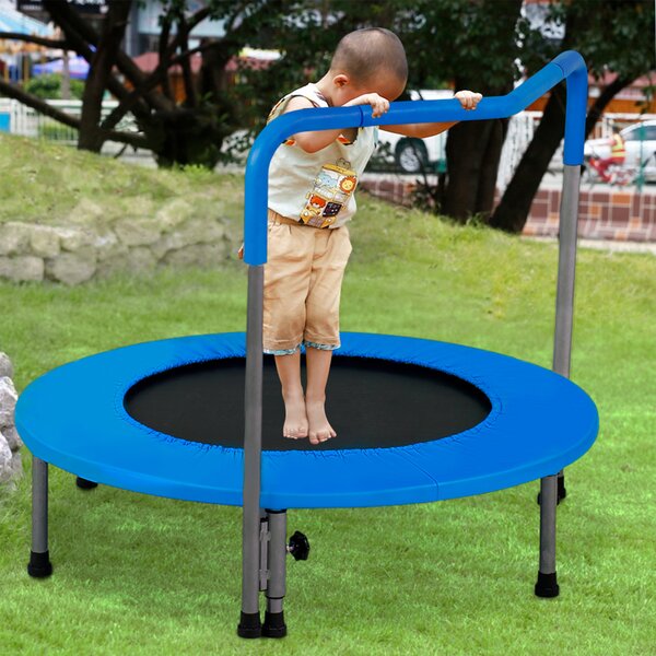 36-Inch Folding Trampoline to Tone Muscles & Burn Calories Supports Up To 250lbs 