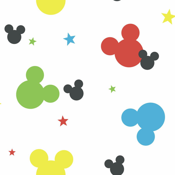 Wallpaper Rolls Sheets 10 Meter Roll Mickey Mouse Clubhouse