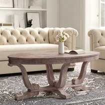 oval coffee table farmhouse