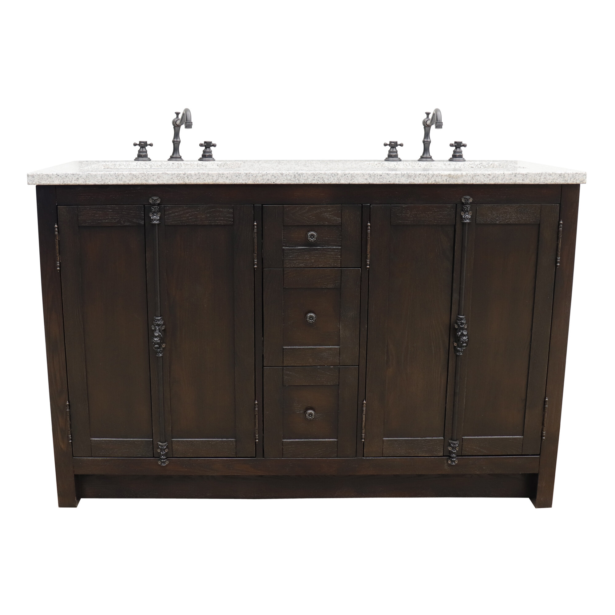 Laurel Foundry Modern Farmhouse Coby 55 Double Bathroom Vanity Set Wayfair