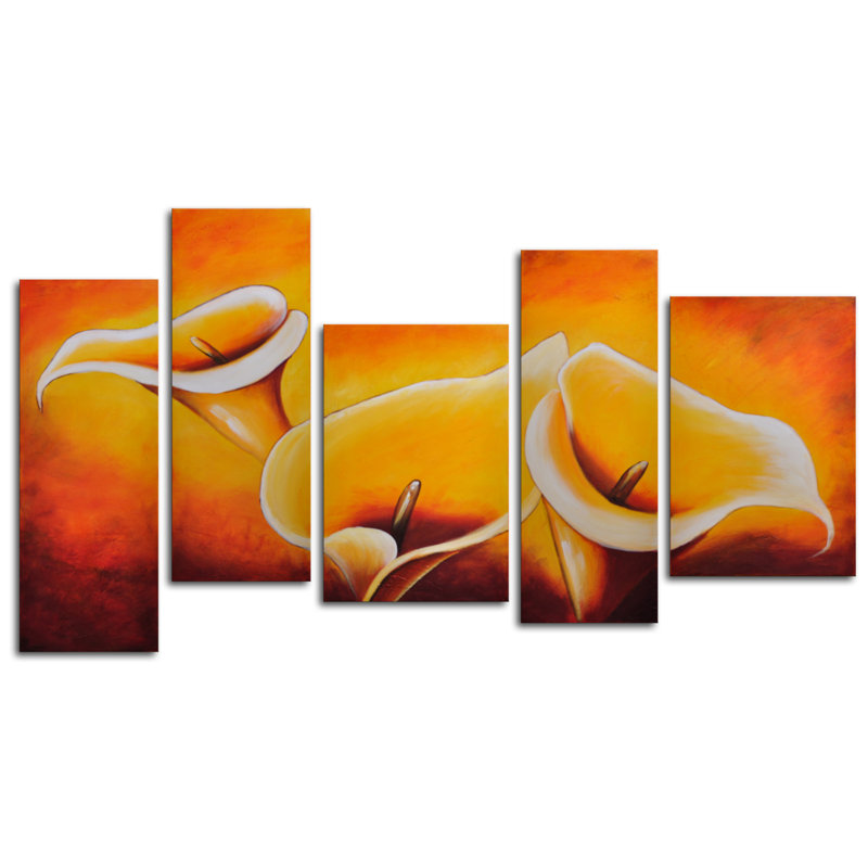 My Art Outlet Cloaked In Light 5 Piece Painting On Canvas Set