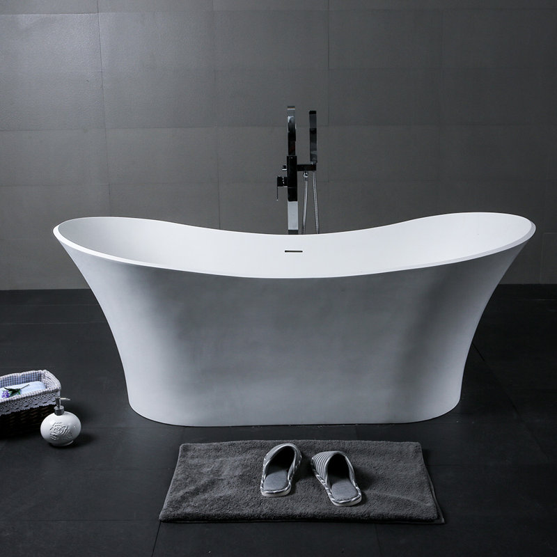 Dyconn Faucet Moretti 69 X 30 Freestanding Soaking Bathtub Wayfair