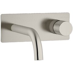 Agua Canada Wall Faucet,Two Handle Bathroom Sink Wall Mount Faucet 