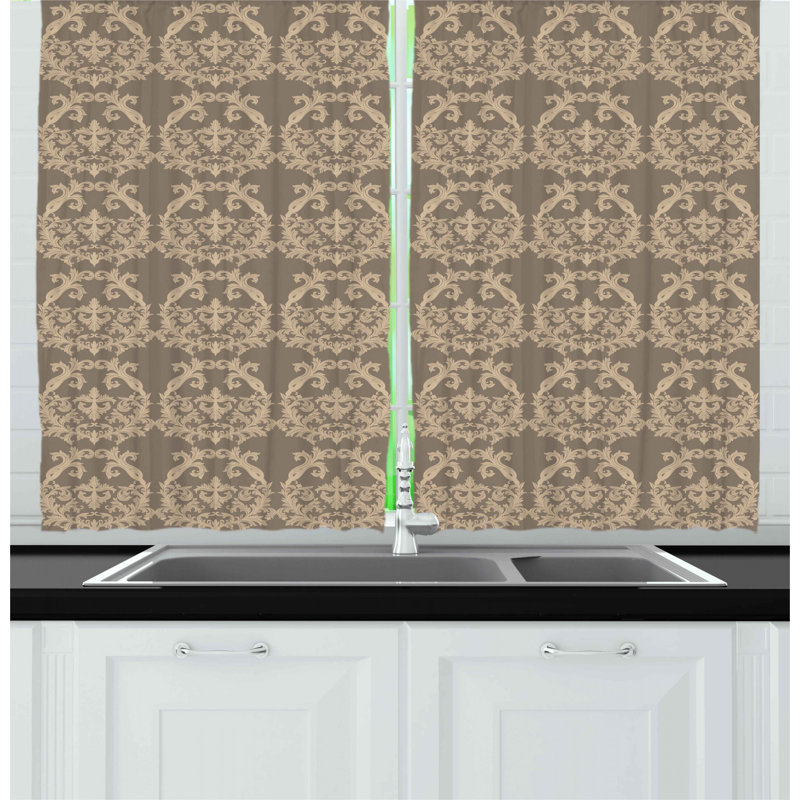 East Urban Home Kitchen Curtains Kitchen Curtain Wayfair