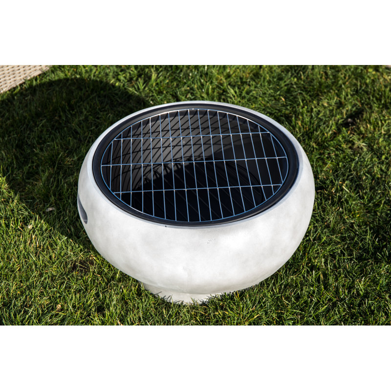 Sol 72 Outdoor Outdoor 21 Round Concrete Wood Burning Fire Pit
