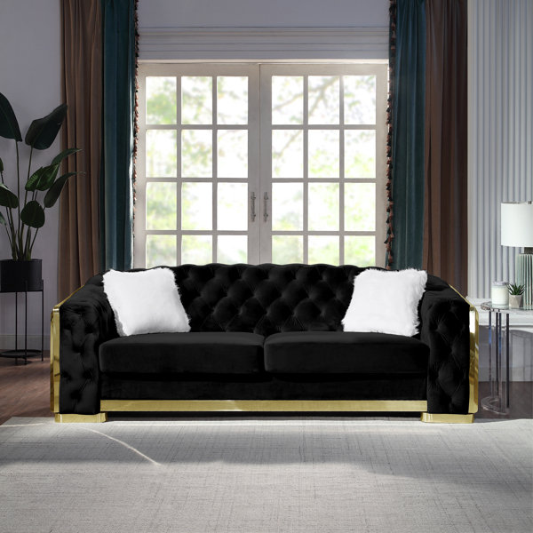 Mercer41 Dretha 90.7'' Upholstered Sofa | Wayfair
