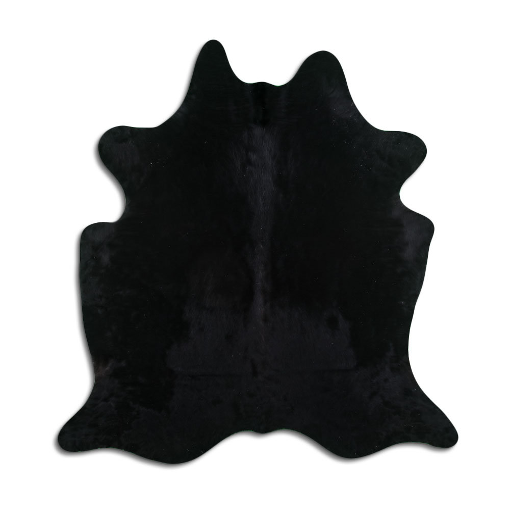 Foundry Select Bhahadur Handmade Cowhide Area Rug in Black Wayfair