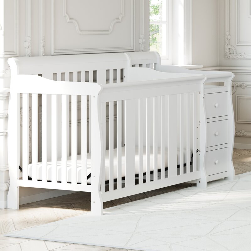 storkcraft 4 in 1 crib with changing table