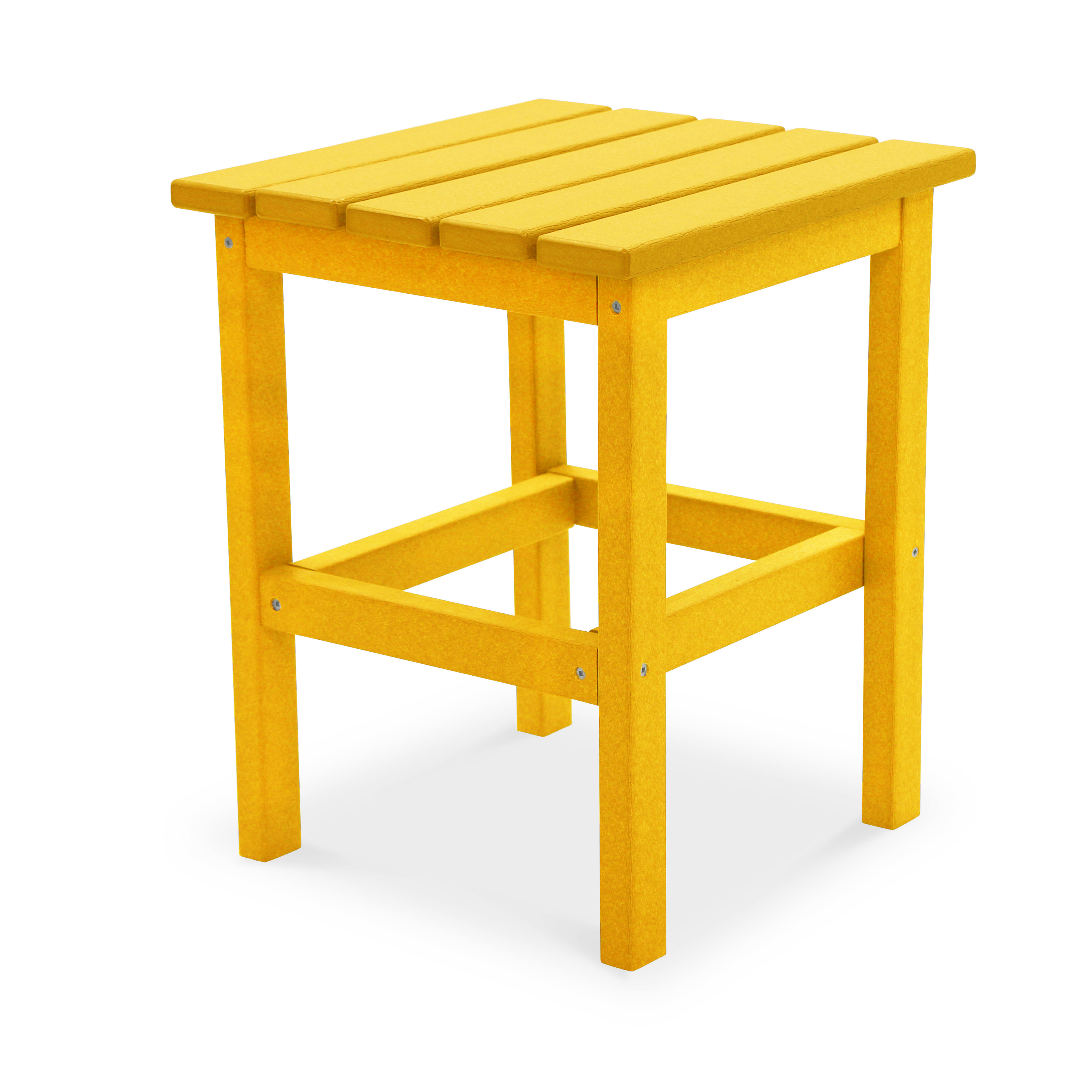 Table Small Yellow Hex Table Accent Indoor Outdoor 