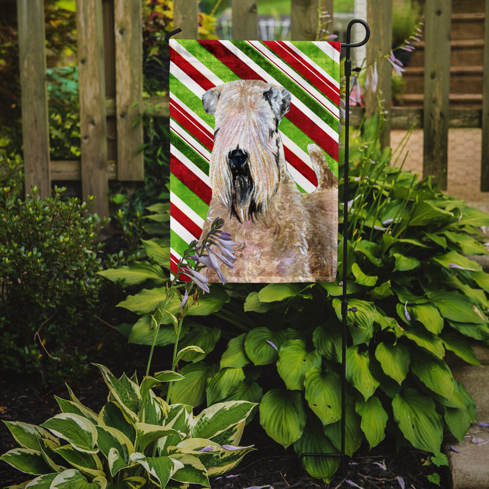 Soft Coated Wheaten Terrier Christmas Flag 