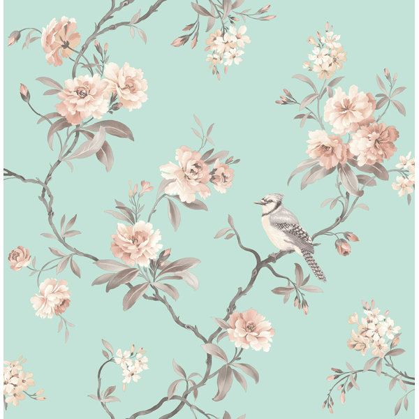Dark Floral Wallpaper Wayfair