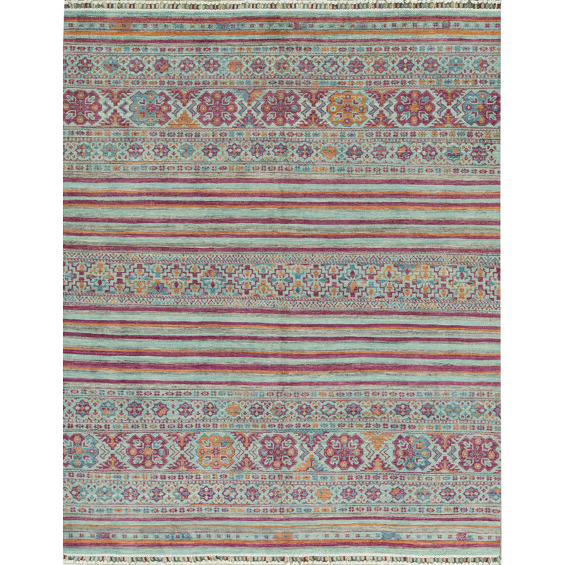 Bokara Rug Co Inc Afghan Oriental Hand Knotted Wool Black Area Rug Wayfair
